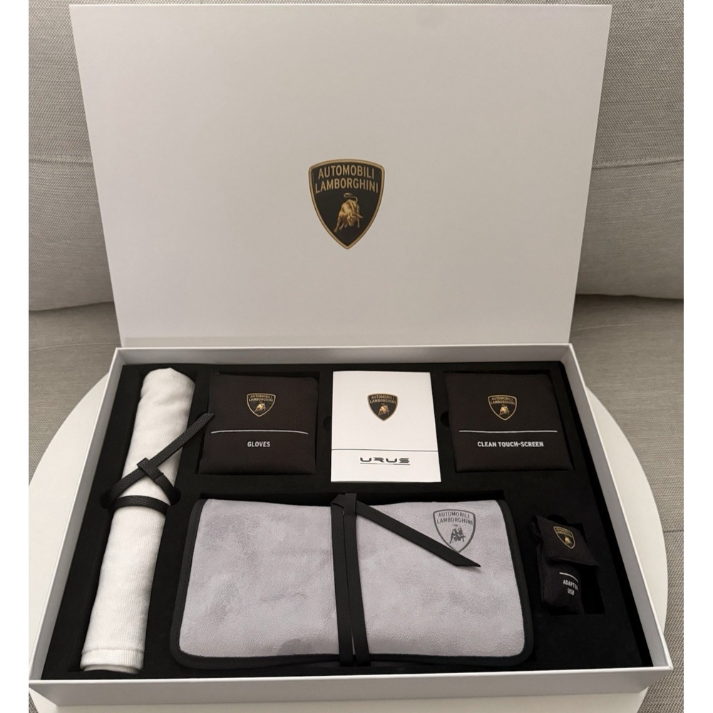 Lamborghini Urus Factory OEM Car Care Kit Boxed Complete New Collectible